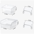 thumbnail image 2 of Auch Pegboard Cups Pegboard Bins Set, Pegboard Wall Organizer with Hooks and Loops, Peg Hooks Assortment Organizer Accessory for Garage Craft Workshop Office Storage (25PCS), 2 of 5