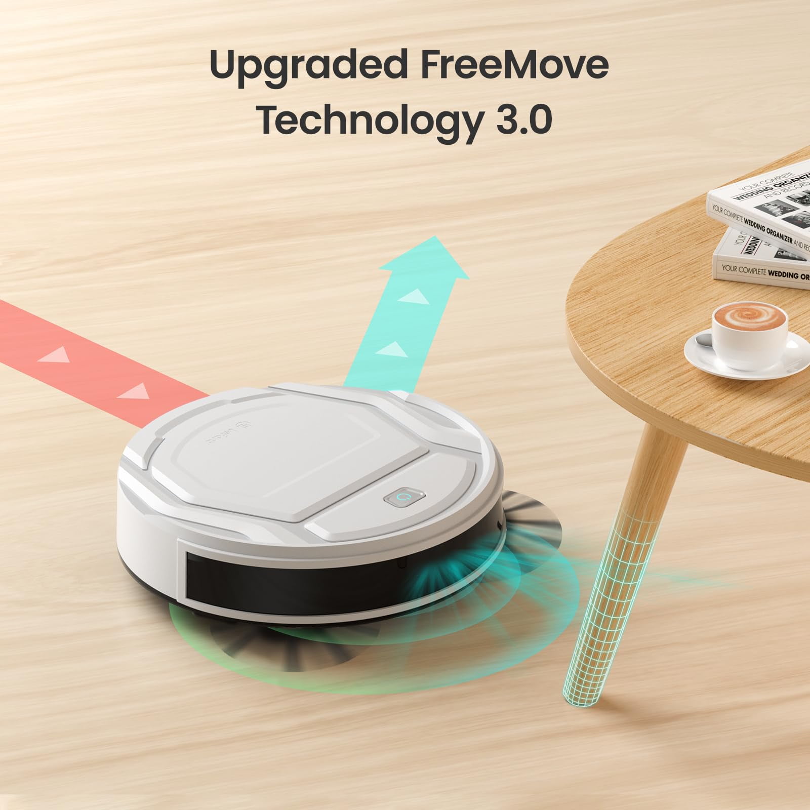 Lefant M210 Pro Robot Vacuum Cleaner, WiFi/Alexa/APP Control, Self-Charging Robotic Vacuum with Schedule, Ideal for Pet Hair Carpets Hard Floors