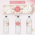 thumbnail image 2 of 30pcs Flower Bottle Stickers Personalized Water Bottle Labels Waterproof Wine Bottle Wraps Self-Adhesive Champagne Cover Tags for Wedding Birthday Party Anniversary Mixed Color, 2 of 9