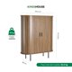 thumbnail image 4 of Clóset Mueble para Ropa Organizador Multiusos Madera Color Maple Kingshouse Cómoda Auxiliar Recámara, 4 of 9