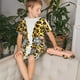 thumbnail image 4 of Balery Leopard Gnomes Conjunto de Pijama Infantil de Manga Corta con Estampado – Ropa de Dormir de Algodón Suave-Small, 4 of 6