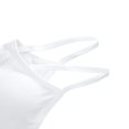 thumbnail image 4 of Paiyanr Tween Girls Cotton Camisole Bra Primary and Secondary School Solid Color Soft Comfortable Adolescent Bra White, 4 of 5