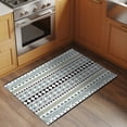 thumbnail image 3 of Ethnic Tribe Boho Entryway Rug 2x3 Area Rug Washable Indoor Doormat Small Bathroom Rugs Non-Slip Low Pile Accent Throw Rugs Geometric Diamonds Dots Modern Floor Carpet for Kitchen Bedroom Entrance, 3 of 9