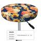 thumbnail image 4 of Balery fall Pumpkin Daisy Fundas de asiento para taburete de bar redondo de tela de terciopelo ajustables que protegen de arañazos y manchas para sillas de 14 a 17 pulgadas.-13 inch, 4 of 7
