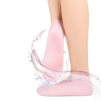 Foot Moisturizing Gel Socks for Women Spa Pedicure Aloe Infused for Dry Feet and Heels Softening Rough Skin 2PCS