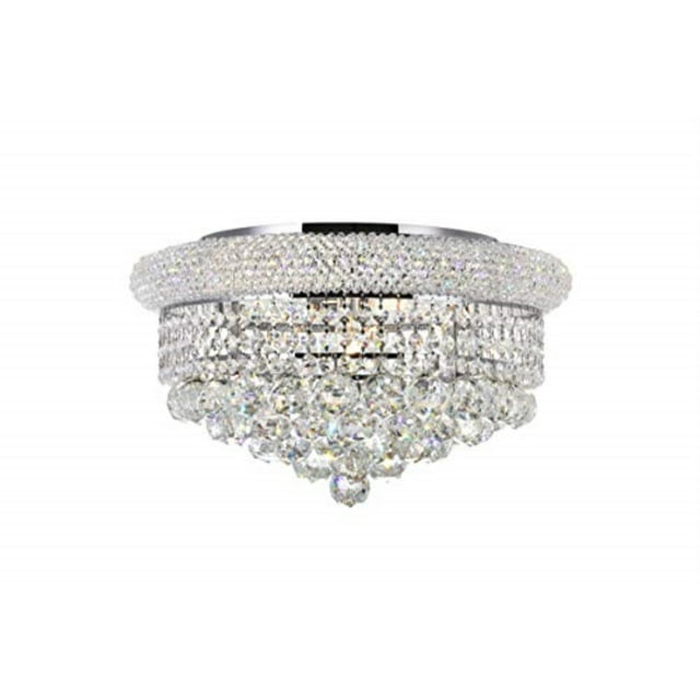 CWI Lighting Empire Support Affleurant 8 Lumières avec Finition Chromée