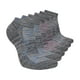 thumbnail image 1 of Calcetas para correr Skechers para mujer, paquete de 6, corte bajo, gris, talla 9-11, 1 of 6