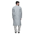 thumbnail image 3 of Atasi Ensemble Kurta-Pyjama Long en Coton pour Hommes, Kurta-Pyjama Décontracté de Designer, Vêtements, 3 of 5