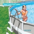 thumbnail image 2 of Open Box Intex Steel Frame Above Ground Pool Ladder 42" Height (2 Pack), 2 of 9