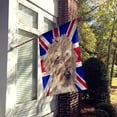 thumbnail image 2 of Golden Doodle with English Union Jack British Flag Flag Canvas House Size, 2 of 2