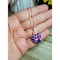 thumbnail image 4 of I Love You Necklace - Trendy Heart necklace Gold tone - Gift for her, 4 of 11