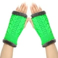 thumbnail image 2 of BKQCNKM Gloves for Cold Weather Winter Gloves Winter Gloves for Women Warm Glove Windproof Elastic Texting Black Gloves Women Thermal Gloves Winter Gloves Women, Green A, 2 of 5