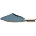 thumbnail image 3 of Journee Womens Aniee Slip On Almond Toe Mule Flats, Widths Available, 3 of 10