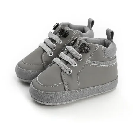 

GEDER-S Infant Baby Boys Sneakers Soft-soled Non-slip High Top First Walker Shoes