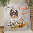 thumbnail image 3 of Trick or Treat Boykin Spaniel Funny Mummy Cosplay Pumpkin Candy Basket Quilt Blanket Dog Lover Cozy Comforter Throw Blanket - 12016, 3 of 5