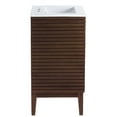 thumbnail image 4 of Modway Ledger 24" Bathroom Vanity in Walnut White, 4 of 10