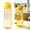 Yellow, variant on Portable Plastic Water Bottle with Hand Strap, Leak-Proof Sports Drinking Cup for Gym and Hiking Y