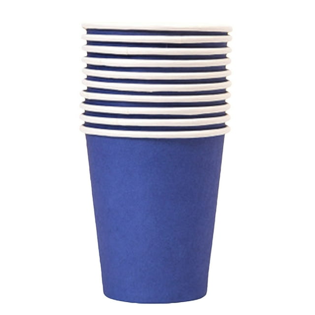 Contenant à Boisson en Verre 10 Pcs Gobelets en Papier Jetables de 9 Onces Gobelets de Fête Gobelets à Boire pour Fête Bricolage et Congé 15 Couleurs Gourde Réutilisable