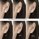 thumbnail image 2 of Pendientes de botón de plata s925 Love Lodge, pendientes de botón de perla fresca de estilo coreano para mujer, perforación de oreja simple, pequeños y delicados G3079, 2 of 5