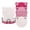B Pink, variant on Cat Coasters, Hand Woven Cotton Rope Heat Resistant Anti-Scratch Pads, 4 Pieces Cute Cat Shaped Coaster Set with Metal Holder in Magenta Blue Pink Colors, Suitable for Tabletop Protection Drink Mug C