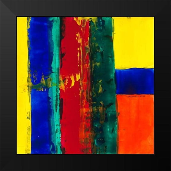 MAXWELL 12x12 Black Modern Framed Museum Art Print Titled - C est la vie