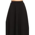 thumbnail image 6 of Women's Flared Lightweight Elastic Midi A-Line Skirt - Comfortable and Stylish, 6 of 8