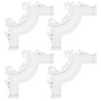 BESTYASH 4Pcs White PVC Premade Wainscoting Panels for Doors and Ceiling Decorative Corner Molding