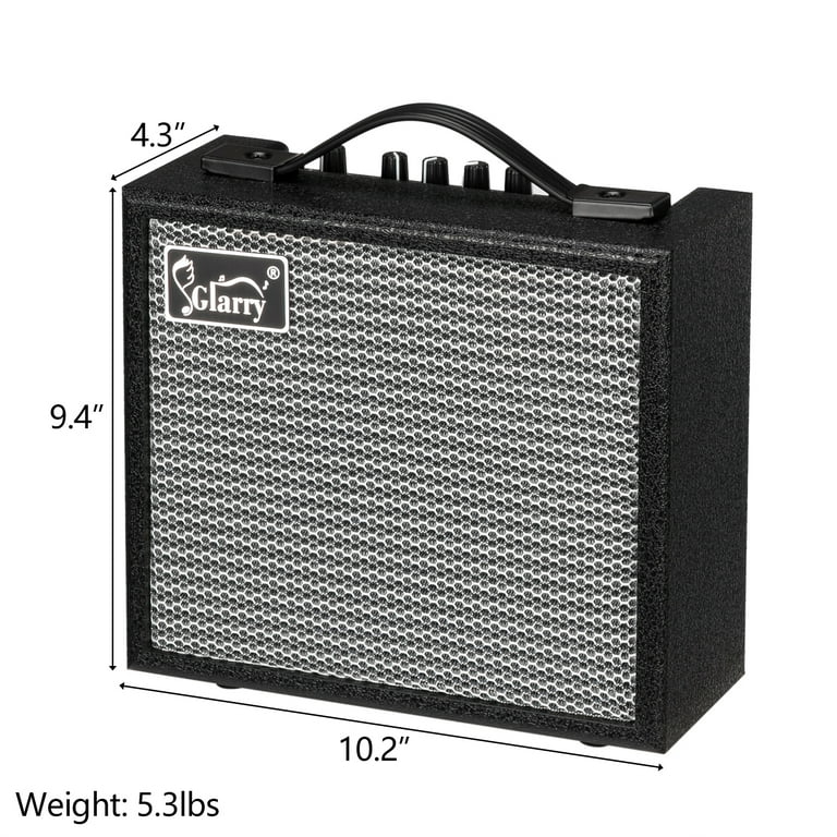 Electric Guitar Amplifier 20W Sounds Amplifier, Black