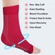 thumbnail image 4 of Calcetines de compresión ortopédicos para pies, soporte de tobillo, fascitis plantar, agarre, fútbol, fitness, 1 par, 4 of 5