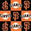 MLB San Francisco Giants Fleece Fabric, per Yard