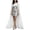 White, variant on Women's Long Sleeveless Chiffon Cape, Sheer Mesh Poncho Top with Flowy Bat Sleeves, Elegant Longline Shawl Cover Up for Evening Dress, Wedding Guest, and Beach - White