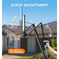 thumbnail image 7 of Huanherad Basketball Hoop Outdoor, 4.9-10FT Adjustable Height, Portable Basketball Hoops & Goals with 48 inch Shatterproof Backboard, Best for Kids/Youth/Adults, 7 of 7