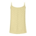 thumbnail image 5 of Ulitacool Womens Summer Tank Tops Summer Loose Fit Sleeveless Top With Hollowed Out Jacquard Camisole Basic Tops M Yellow, 5 of 5