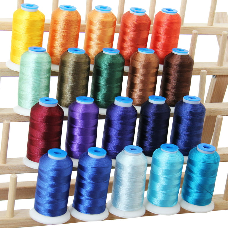 Threadart 20 Spool Polyester Embroidery Machine Thread Royal