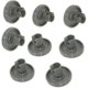 thumbnail image 1 of Dishwasher Wheels 8 Wheels For Lower Basket Faure, Zanussi, Aeg, Electrolux, Ikea, 1 of 5