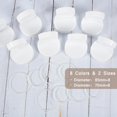 thumbnail image 2 of Mason Jar Lids for Ball, 16 Pack Plastic White Regular Mouth & Wide Mouth Mason Jar Lids with 16 Pack Silicone Rings Storage Caps for Mason/Canning Jars, 2 of 7