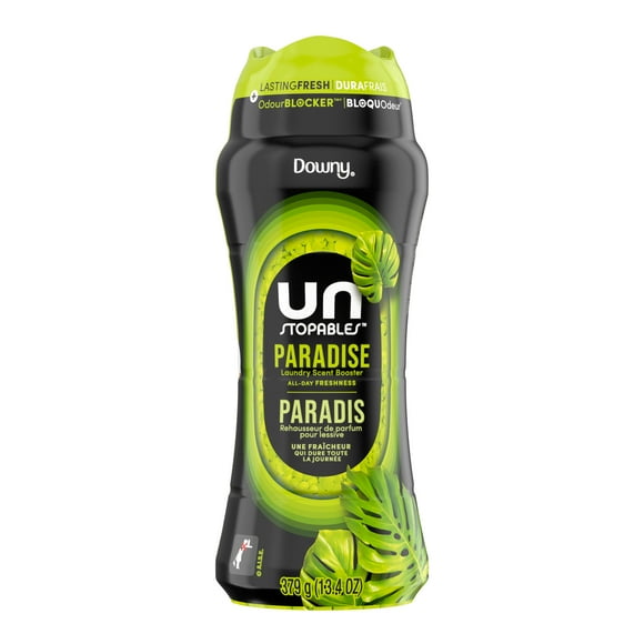 Downy Unstopables In Wash Scent Booster Beads, Paradise Scent, Laundry Beads for Odour Protection, Downy Scent Booster Beads, Laundry Scent Boosters, 379G