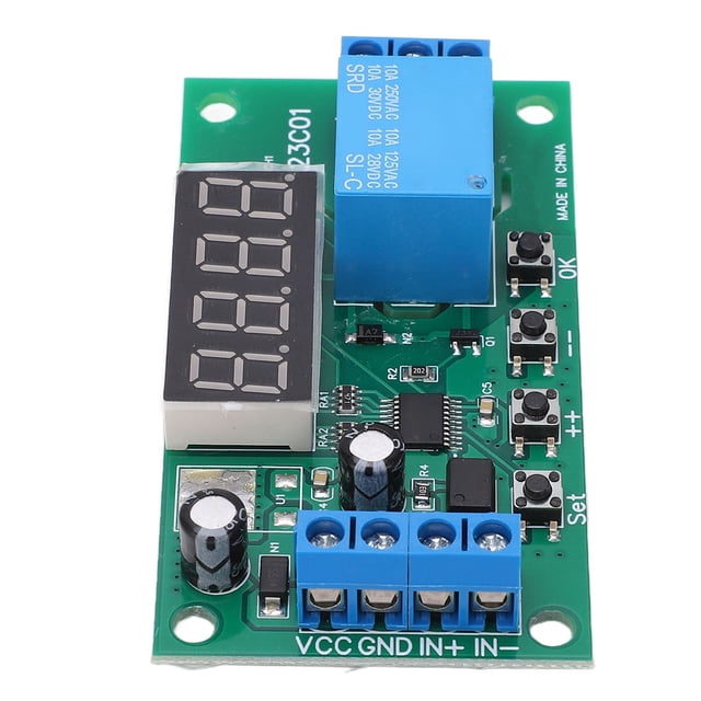 Módulo De Relé PCB Multifuncional Con Optoacoplador 0,1 S A 9999999,9 S 0,01 S 1 Módulo De Canal De Relé