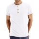 thumbnail image 1 of Playera Casual Manga Corta Algodón Cuello Henley Para Hombre, 1 of 6