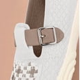 thumbnail image 5 of Women‘s Slip On Walking Shoes Lightweight Comfort with Buckle Breathable Casual Shoes Non-Slip for Garden & Leisure Beige 7, 5 of 7