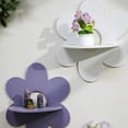 thumbnail image 3 of Vjnyvs Daisy Flower Floating Shelves Wooden Boho Daisy Plant Shelf Wall Mounted Display Stand Hanging Display Flower Decor For Living Room Bathroom Bedroom, 3 of 7