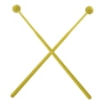 thumbnail image 3 of Palos de percusión de tambor de 2 piezas perfke mazos de xilófono profesional 30 cm Amarillo, 3 of 9