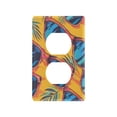 thumbnail image 3 of Switch Panel Switch Decoration 2.76x4.53x0.28 Inches Duplex Outlets Switch Plate Wall Plates Living Room Kitchen Bedroom Study Switches Blue Sunglasses, 3 of 8