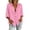 *Pink, variant on VBVC Women's Cotton Linen V Neck Henley Shirt , Long Sleeve Summer Tops , Ladies' Lightweight Button Up Tee with Pockets, Army Green , S-3XL