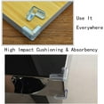 thumbnail image 3 of 12pcs thicken Corner Protector Guards - Furniture Edge Safety Bumpers - Baby Proof Bumper & Cushion to Cover Sharp Furniture & Table Edges - L-Shaped Clear and Transparent, 3 of 6