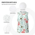 thumbnail image 6 of Easygdp Cute Flamingo Men's Mesh Basketball Jersey Quick Drying Sleeveless Shirts Fitted Muscle Tank Tops Sport Round Neck T-Shirt - X-Large, 6 of 9
