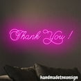 thumbnail image 5 of Handmadetneonsign Thank You Neon Sign, Custom Quote Text Wal Art, Store Shop Restaurant Wall Decor 040743, 5 of 5