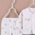 thumbnail image 6 of Povozer Baby Boy or Girl Unisex Shower Gift Set 5pcs Girl Clothes Baby Outfit Pants Layette Gift Set Shose+Romper Baby Set Boy Tops+Hat+Pants+Bib+Sock Girl Outfits Set for 0-3 Months,Yellow, 6 of 7