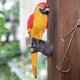 thumbnail image 3 of Estatua de loro Sunnimix montaje en la pared DIY guacamayos decoración jardín Tropical, 3 of 8