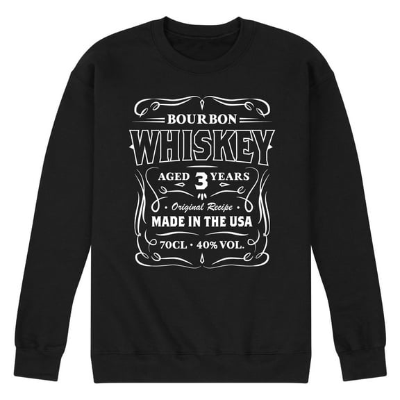 Instant Message - Bourbon Whiskey - Aged 3 Yrs - Men's Crew Neck Fleece Pullover